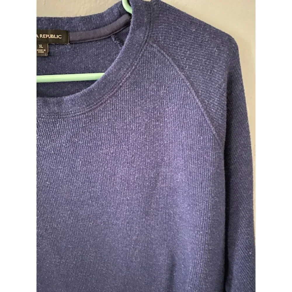 Banana Republic Blue Men's Crew Sweater Men's Size XL